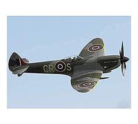 Fine Art Prints Iliff Chowells Military UK RAF Spitfire Fighter Plane Photo Unframed Wall Art Print Poster Home Decor Premium,16 x 12 inches