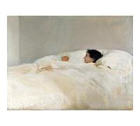 Fine Art Prints Joaquin Sorolla Y Bastida Mother Large Wall Art Print Canvas Premium Poster Mural, 18 x 24 inches, White