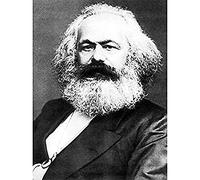 Fine Art Prints Portrait Political Theorist Philosopher Karl Marx Old Photo Art Print Canvas Premium Wall Decor Poster Mural, 16 x 12 inches