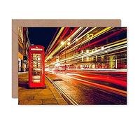 Fine Art Prints Streets Of London Phone Box Greeting Card With Envelope Inside Premium Quality