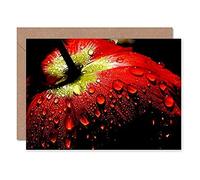 Fine Art Prints Tulip Close Up Macro Raindrops Greeting Card With Envelope Inside Premium Quality