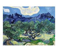 Fine Art Prints Vincent Van Gogh The Olive Trees Art Print Canvas Premium Wall Decor Poster Mural,