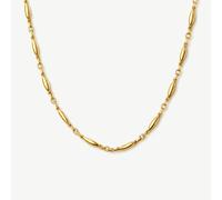 Fine Bean Chain Necklace - Gold - 40cm+5cm chain extender