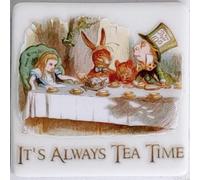 Fine Bone China Fridge Magnet (53 x 53 mm) (Alice - It's Always Tea Time)