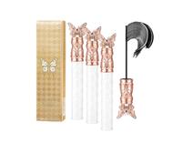 Fine Brush Black Mascara, Lengthening Mascara, Thick, Curling, Long-Lasting Mascaras, Waterproof, Sweat-Proof, Lengthening, Non-Smudged (3PCS)