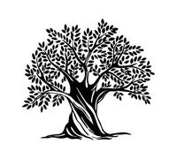 Fine Carving Decals Branch Tree Leaves Natural 32x49.5cm Easy Installation Small Black