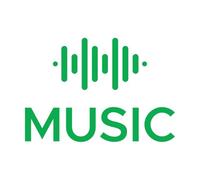 Fine Carving Decals Equalizer and The Inscription Music 32x46cm Do not Damage The Wall Surface Green