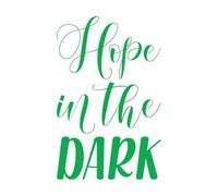 Fine Carving Decals Hope in The Letters Quote 50.4x79cm Removable Without Leaving Glue Green