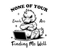 Fine Carving Decals I Can't find Your Emails. I'm so Funny. 41x48cm Waterproof Black