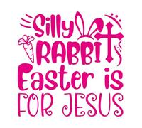 Fine Carving Decals Silly Rabbit Easter is 54.6x55.3cm Do not Damage The Wall Surface Rosered