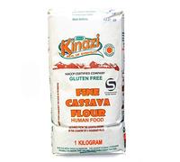 Fine Cassava Flour | Kinazi | 1kg | Gluten Free Cassava Flour | Grown and Processed in Rwanda | Suitable for Coeliacs (1kg)