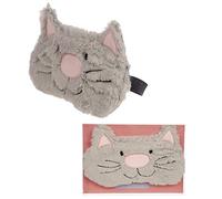 Fine Cat Eye Protective Plush Fluffy Travel Sleep Elasticated Fastening Blindfold Eyes Masks