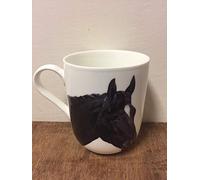 Fine China Black Horse Mug in Box Horse York Mug by Leonardo
