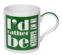 Fine China Mug in a box - I'd rather be in my garden