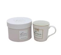 Fine China Mug With Encrusted Bow Embellishment - Home