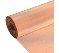 Fine Copper Wire Woven mesh， Copper Wire Mesh Screen 10-200 Pure Purple 1m Width for Filtration(120 Mesh 1x1m)