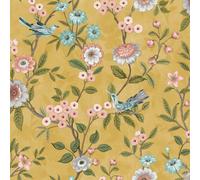 Fine DÃ©cor Eleanor Floral Wallpaper in Duck Egg Blue Fine DÃ©cor Duck Egg Blue