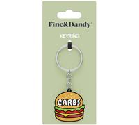 Fine & Dandy Carbs Burger Keyring