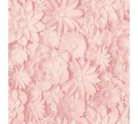 Fine Décor 3D Floral Pink, One Size, 52.1 x 1005.8 cm