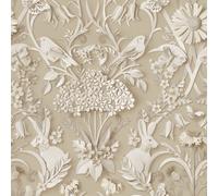 Fine Décor 3D Woodland Wallpaper in Natural Fine Décor Natural