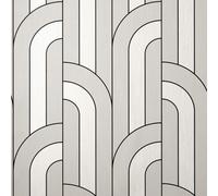 Fine Décor Cascade Arch Wallpaper White / Black Fine Decor Fd42843