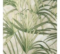 Fine Décor Crown Vymura Milano Compendium Palm Leaf Green Glitter Wallpaper M95624