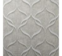 Fine Décor Crown Vymura Milano Compendium Trellis Wave Grey Textured Wallpaper M95616
