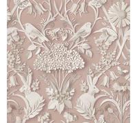 Fine Décor Dimensions Woodland Wallpaper Pink Fine Decor Fd43607