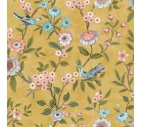 Fine Decor Eleanor Ochre Wallpaper FD43446