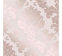 Fine Décor FD42204 Damask Quartz, Rose Gold