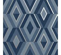 Fine Décor FD42608 Shard Geo Blue/Silver