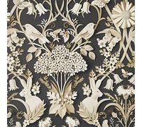 Fine Decor FD42948 UK Woodland Charcoal, Grey (Pack of 6)