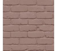 Fine Decor FD43601 Painted Brick Wallpaper, Pink