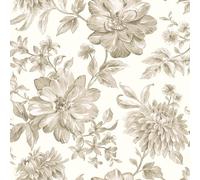 Fine Decor FD43611 Isabella Floral Wallpaper Roll, Natural