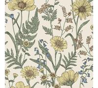 Fine Decor FD43884 Wild Meadow Wallpaper, Natural