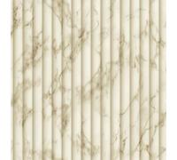 Fine Decor FD43975 Bianco Fluted Marble Wallpaper, Natural
