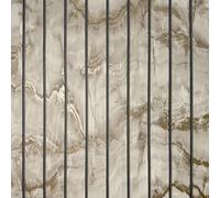 Fine Decor FD44056 Marble Slat Panel Luxury Wallpaper, Natural