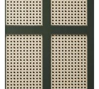 Fine Décor Fine Decor Cane Panel Realistic 3D Effect Beige / Black Wallpaper Fd42998