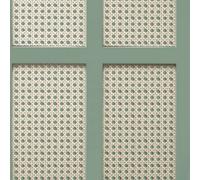Fine Décor Fine Decor Cane Panel Realistic 3D Effect Beige / Sage Green Wallpaper Fd42999