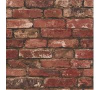 Fine Décor Fine Decor Distinctive Brick Rustic Red Wallpaper Fd31285