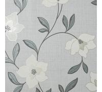 Fine Décor Fine Decor Fd43066 Larson Floral Wallpaper, Charcoal