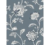 Fine Décor Fine Decor Fd43453 Juliette Floral Wallpaper, Blue