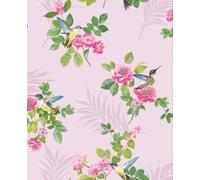 Fine Décor Fine Decor Floral Birds Pink Sparkle Glitter Shimmer Wallpaper Fd41770