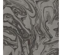 Fine Décor Fine Decor Marble Charcoal Silver Wallpaper Paste The Wall Textured Metallic