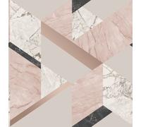 Fine Décor Fine Decor Marblesque Geometric Marble Pink Wallpaper Fd42303