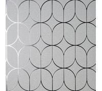 Fine Décor Fine Decor Platinum Rosco Trellis Silver, Fd42803