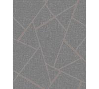 Fine Décor Fine Decor Quartz Fractal Geometric Copper Wallpaper Fd42283