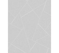 Fine Décor Fine Decor Quartz Fractal Geometric Silver Wallpaper Fd42280