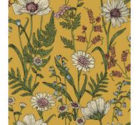 Fine Décor Fine Decor Wild Meadow Mustard Wallpaper Fd43336