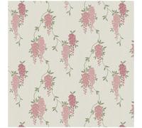 Fine Décor Fine Decor Wisteria Floral Pink Wallpaper Botanical Paste The Paper Washable